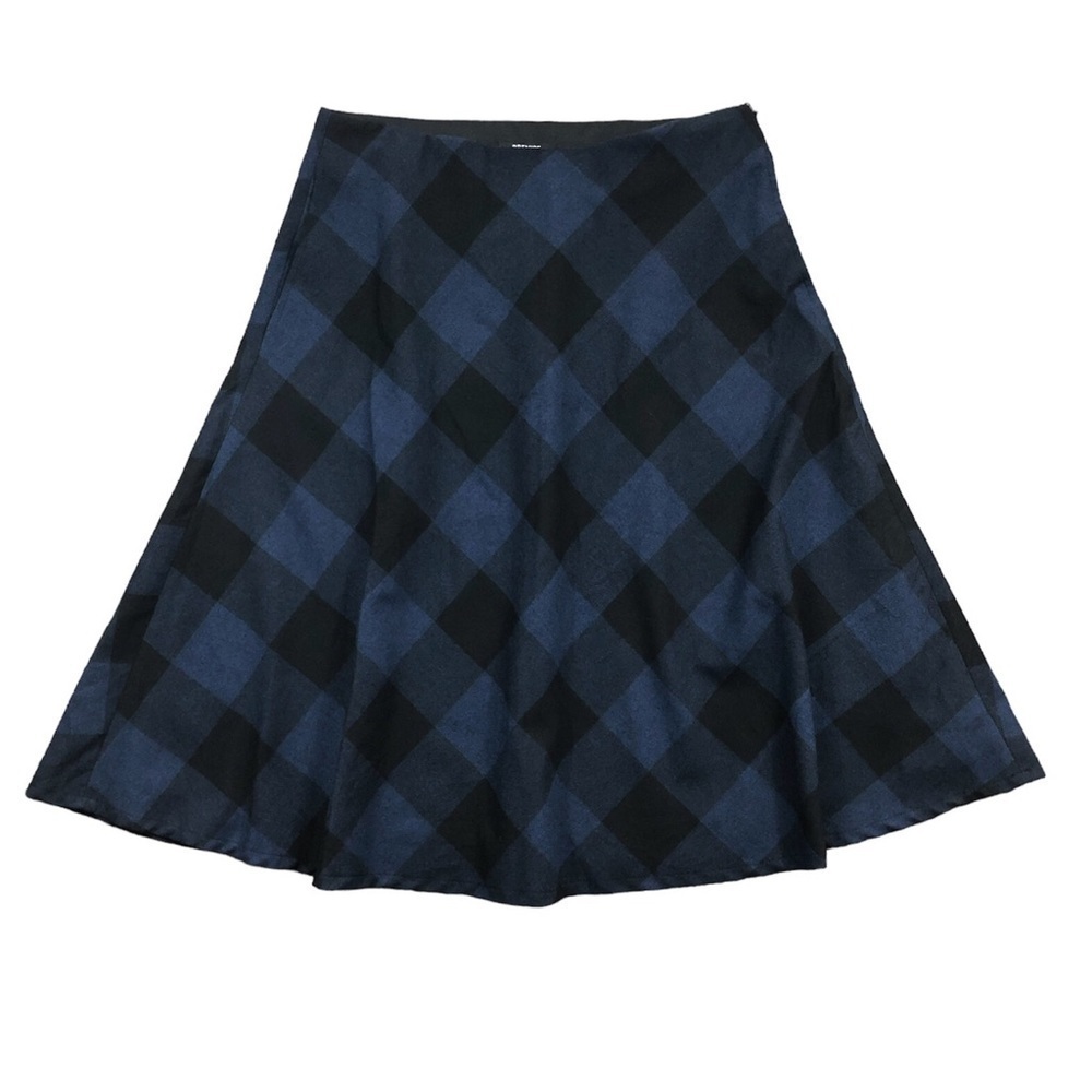 Premise Plaid Dark Academia Side Zipper Lined Skirt With Pockets